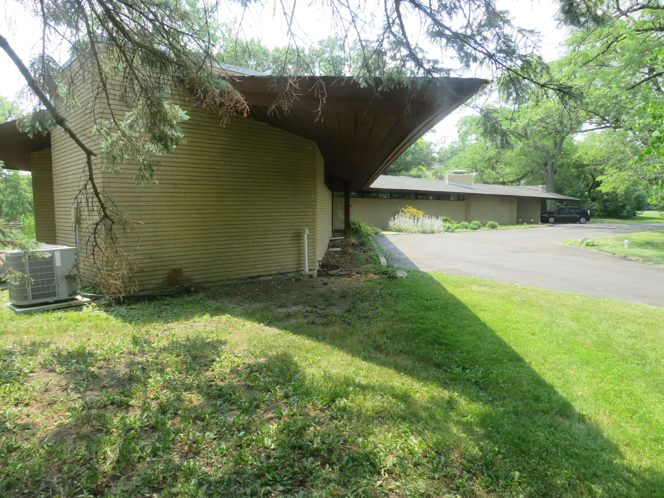 Mid-Century Modern Landscape Makeover - Inverness, IL