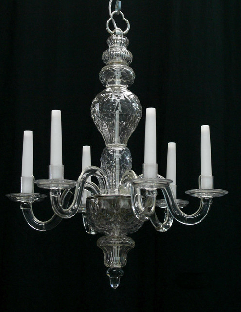 Small 6 light Georgian chandelier