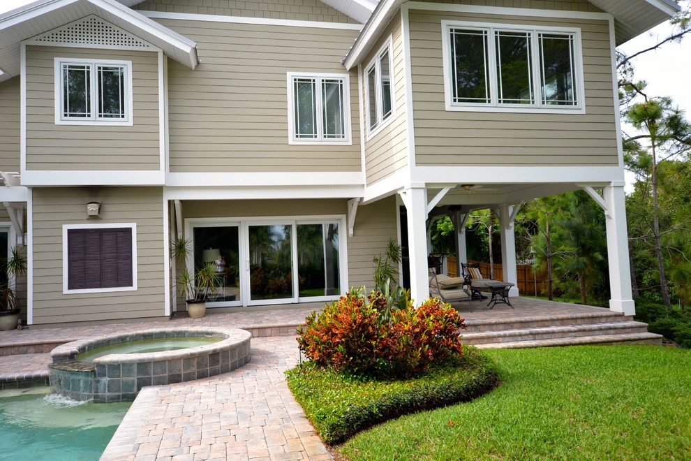 Home design - coastal home design idea in Tampa