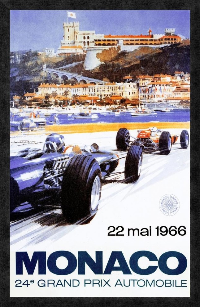 Monaco Grand Prix 1966 - Traditional - Prints And Posters ...