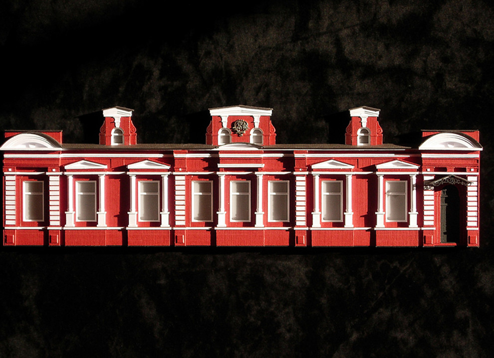 Архитектура в макете.