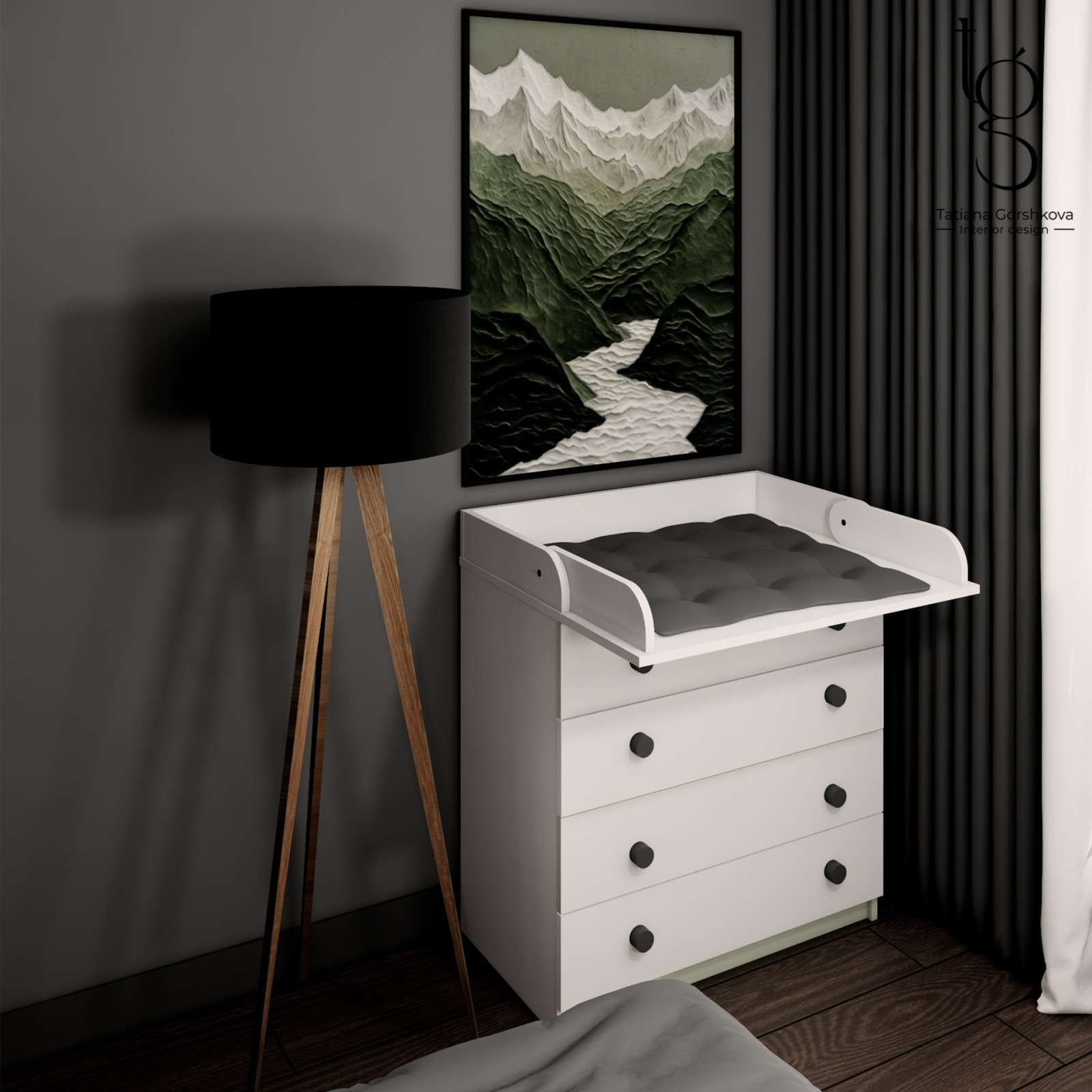 A cozy three-room family apartment