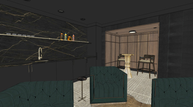 Whiskey Bar - Speakeasy Bar - Contemporary - Home Bar - Other - by Ario ...