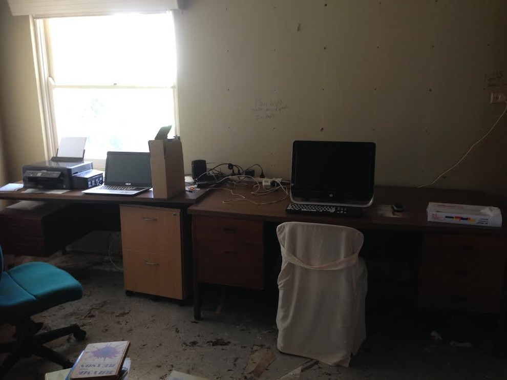 Rebuild of a storm damaged room