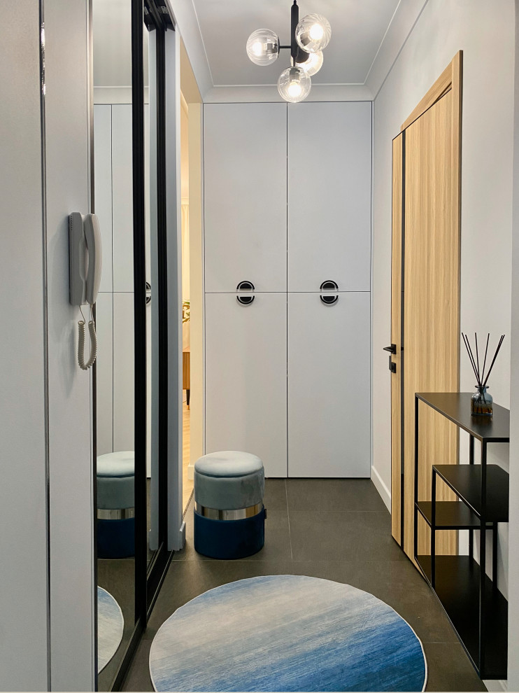 Малые м2 - не помеха комфорта. Смелый и яркий интерьер для молодой семьи