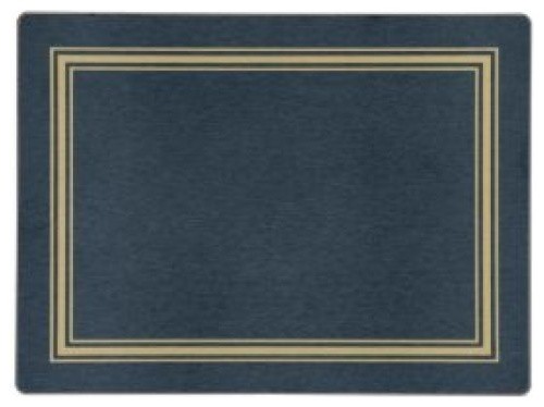 Hospitality Small Placemats Set Of 10 Blue Gold Lady Clare