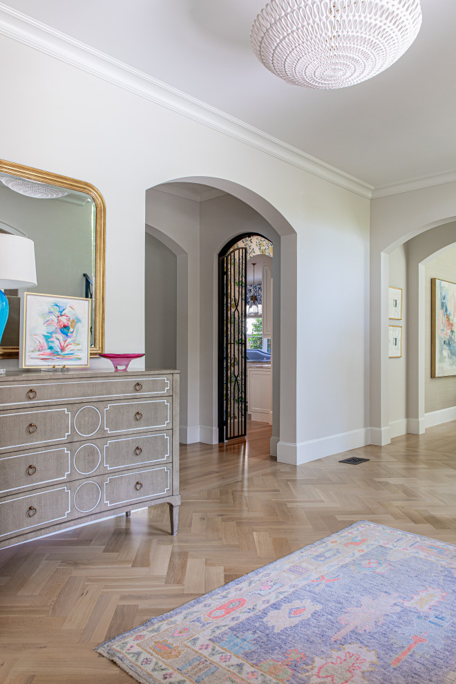 Inspiration for a transitional home design remodel in Dallas