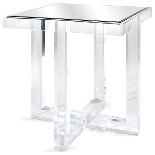 Nakasa Gibson Acrylic Accent Table Clear Contemporary Side Nakasa Gibson Acrylic Accent Table Clear Contemporary Side Tables And End By Imax Worldwide Home