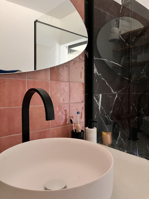 Projet Bonnat modern-badezimmer