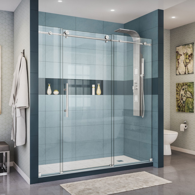 DreamLine EnigmaX 68x72"x76" Sliding Shower Door Contemporary