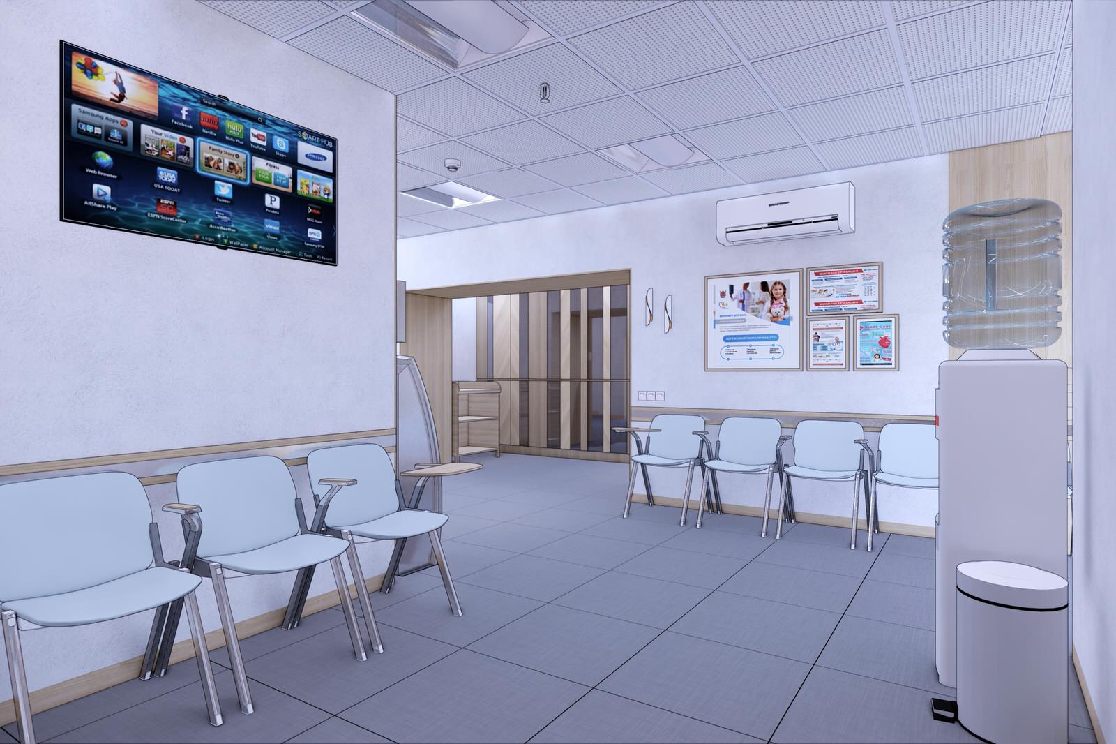 Концепция холла для Немецкой Семейной клиники