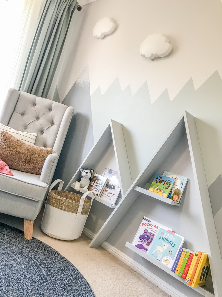 Kleines Skandinavisches Babyzimmer in Sydney