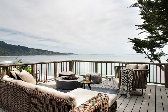 Bolinas Beach House contemporary-terrace