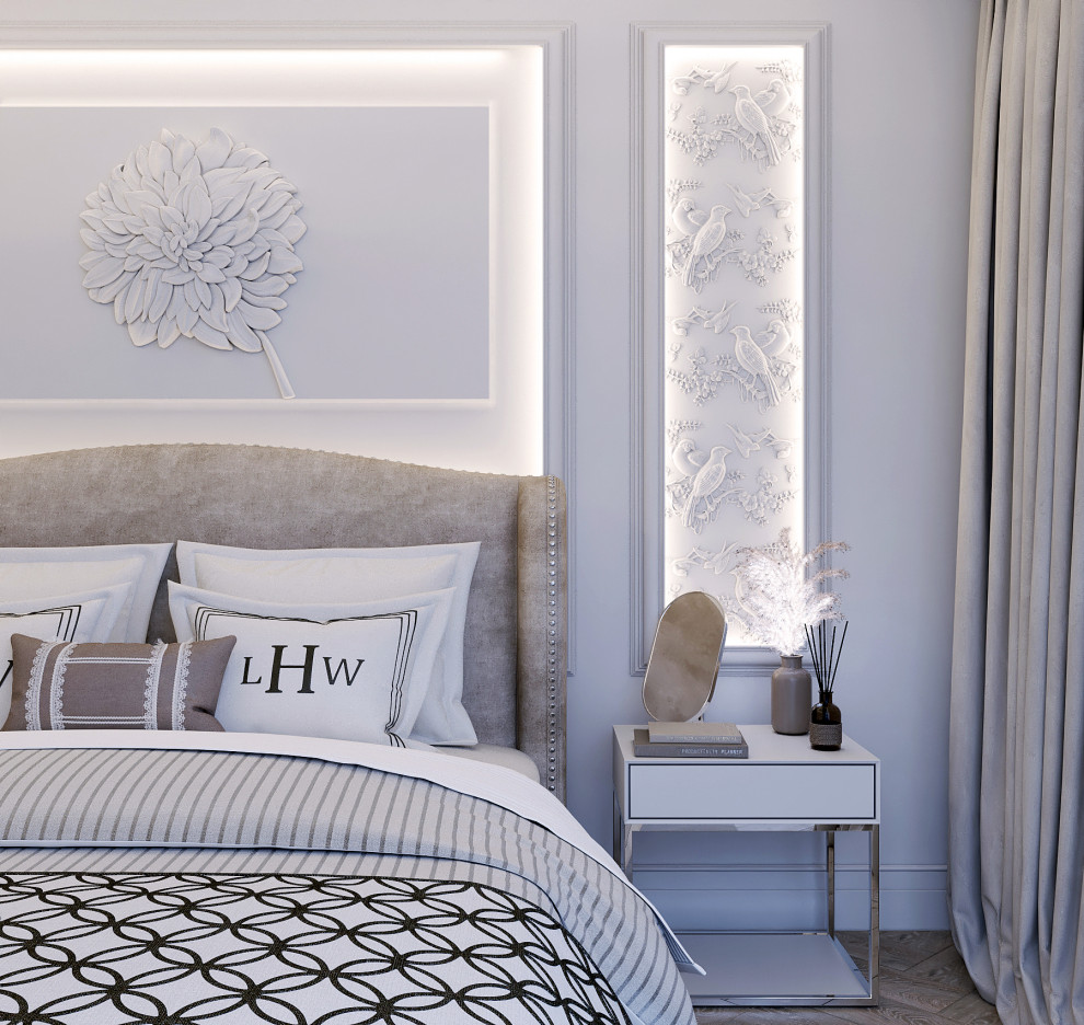 Дизайн интерьера "Спальня в ЖК "Алые паруса"