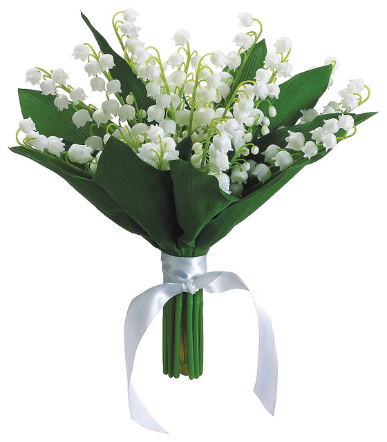Order Whole Lily Of The Valley Flower At Bulk Prices Faux Lily Of The Valley Bouquet In Square Vase Traditional Artificial Flower Arrangements