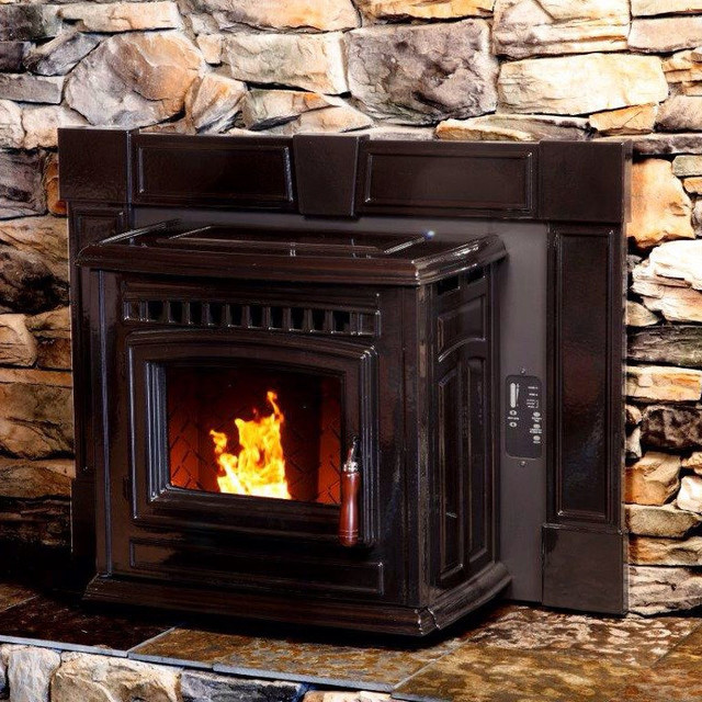 Hudson River Stove Works Freestanding Pellet Insert New York von