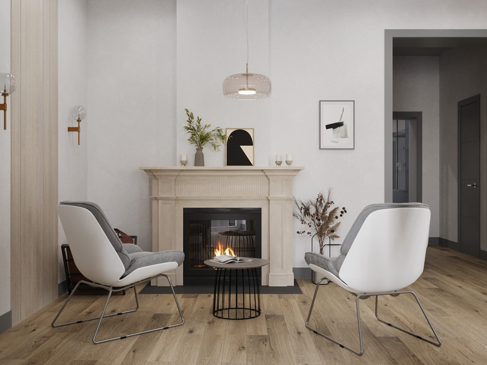 Гостиная в московском таунхаусе