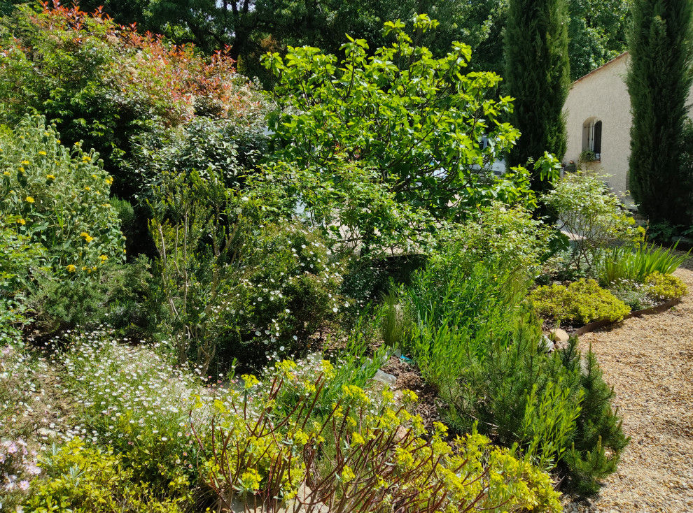 Pourrières, jardin en restanques