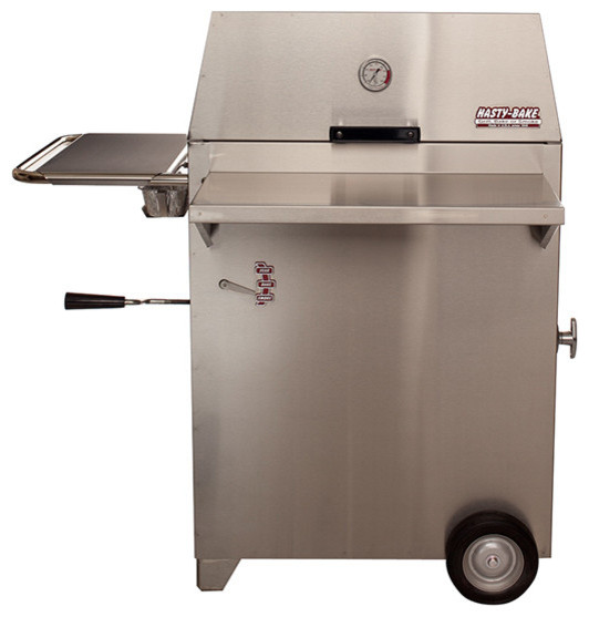 HastyBake Suburban 415 Stainless Steel Charcoal Grill Modern