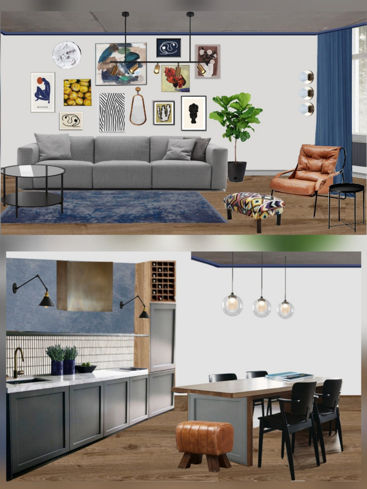 Квартира с творческой душой.