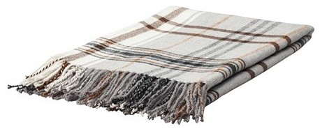 Hermine Throw, Beige/Brown