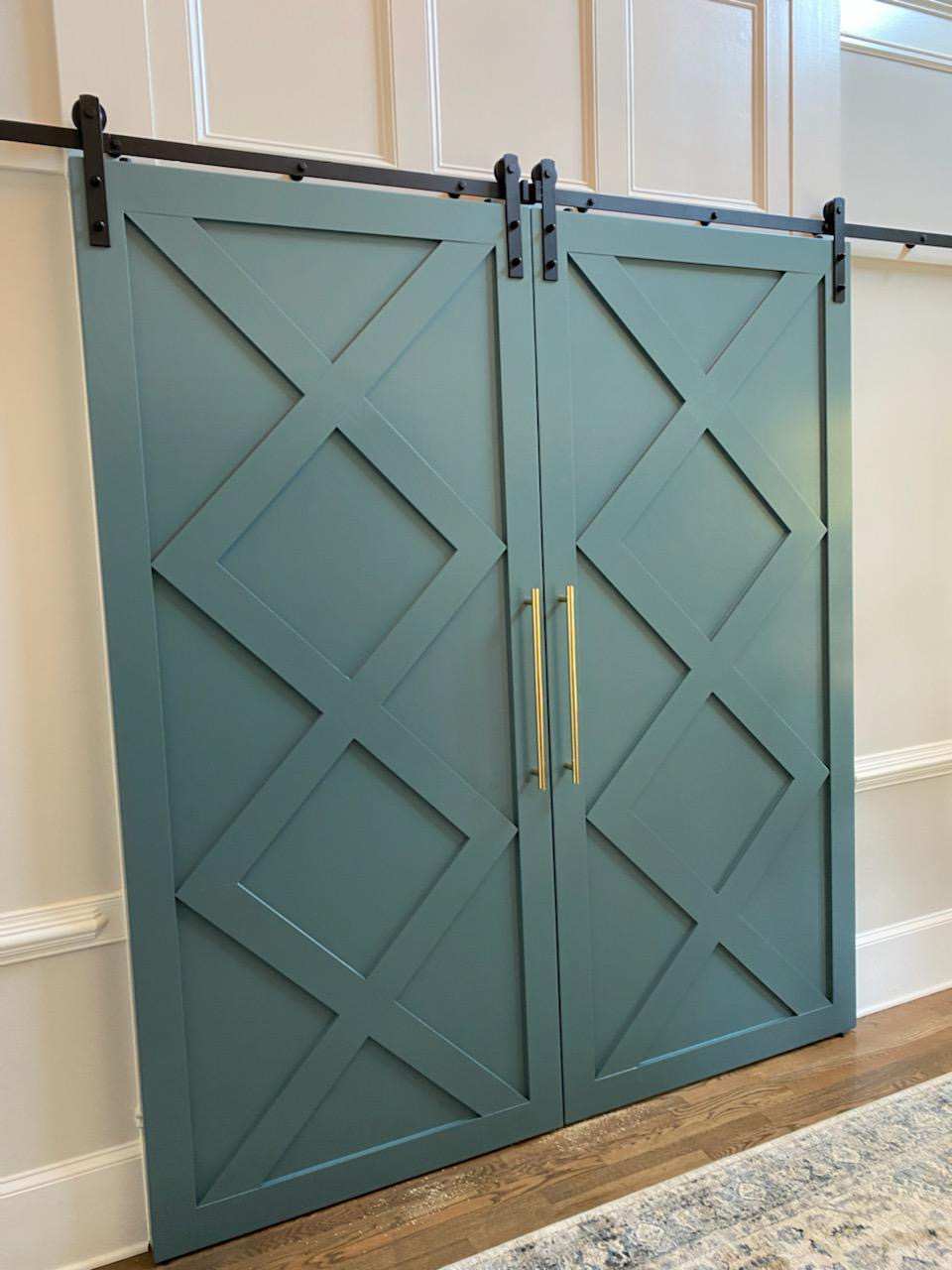 Custom Barn Doors - Milton Foyer