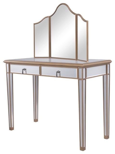 Vanity Table and Mirror