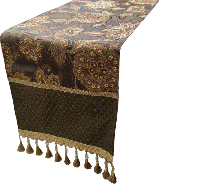 Riviera Decorative Table Runner Traditional Table Runners by Van