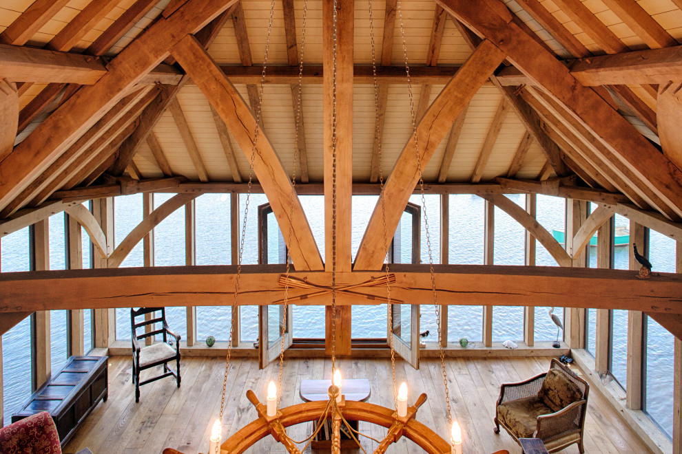 Green oak frame