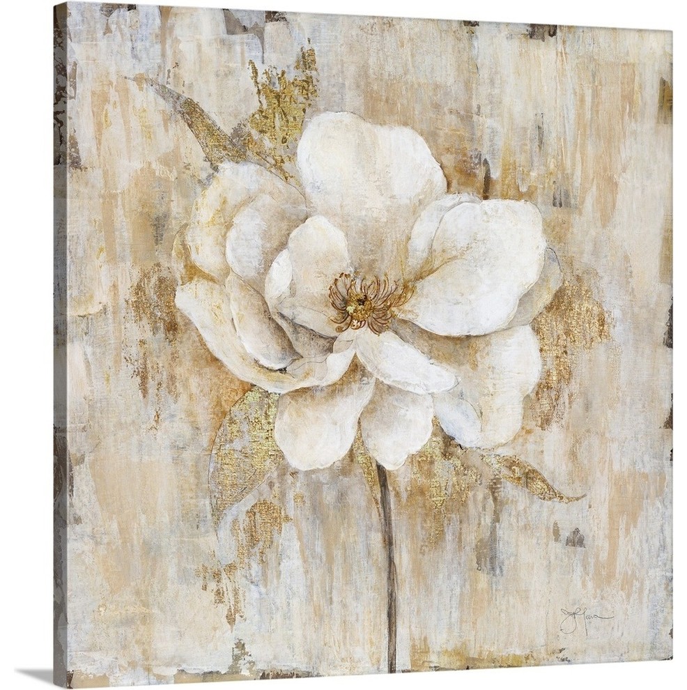Gold Botanical II Wrapped Canvas Art Print, 20"x20