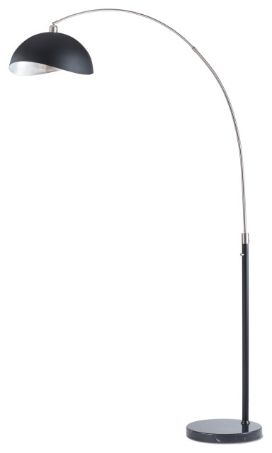 Luna Bella Arc Lamp Brushed Nickel Contemporary Floor Lamps By Nova Of California Houzz Luna Bella Arc Lamp Brushed Nickel, Nova Plimpton Arc Floor Lamp