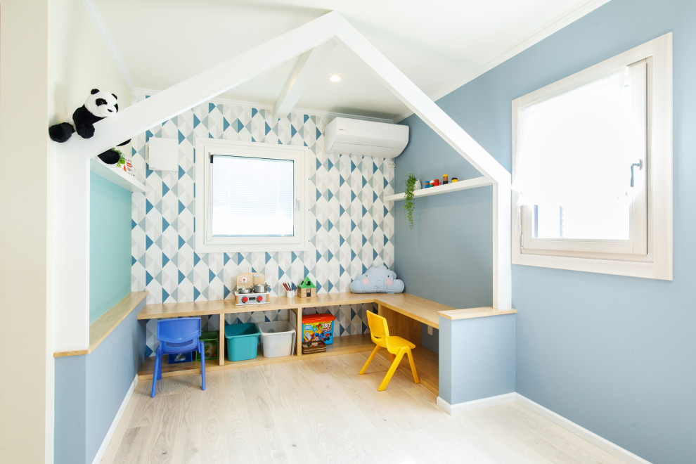 他の地域にある北欧スタイルのおしゃれな子供部屋の写真