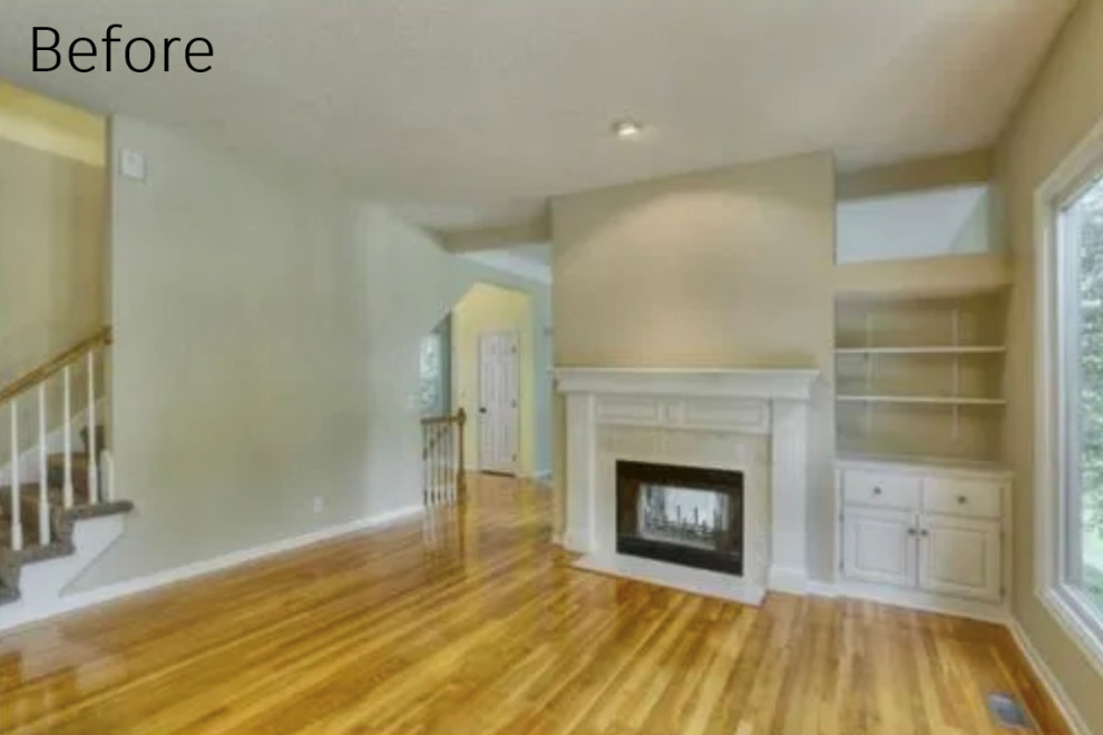 Overland Park - Great Room + Staircase Remodel