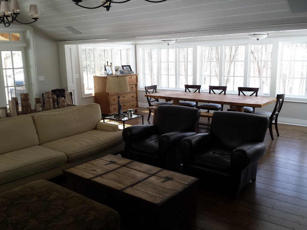 Pound Ridge Transitional Farmhouse