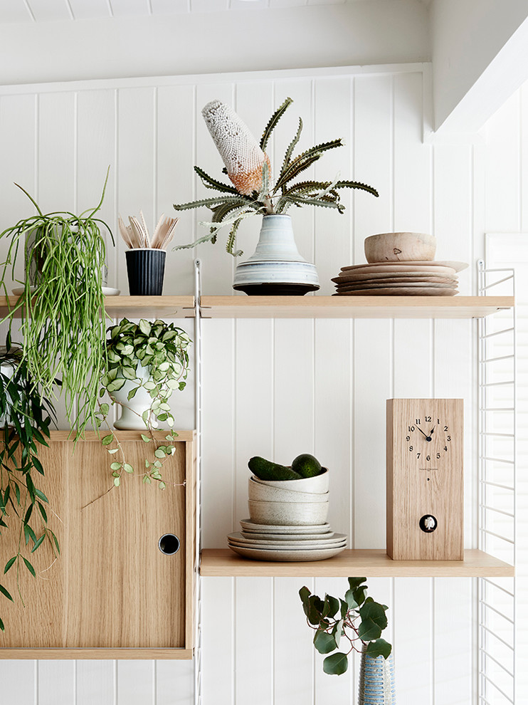 Inspiration for a scandinavian home office in Melbourne.