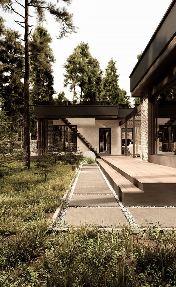 Фасады частного дома в Санкт-Петербурге