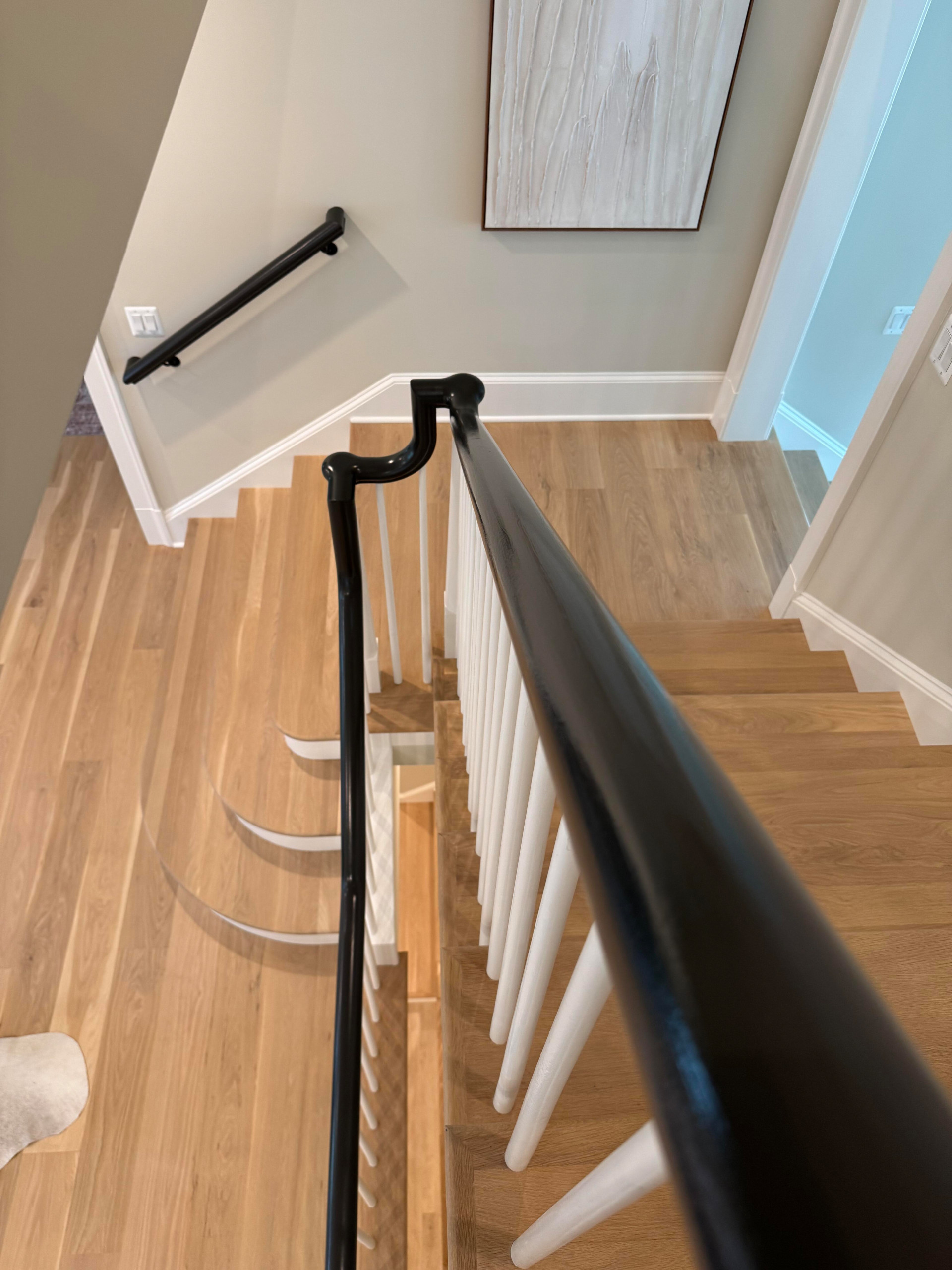 138_Elegant Double Bullnose Entry Stair, Bethesda, MD 20814