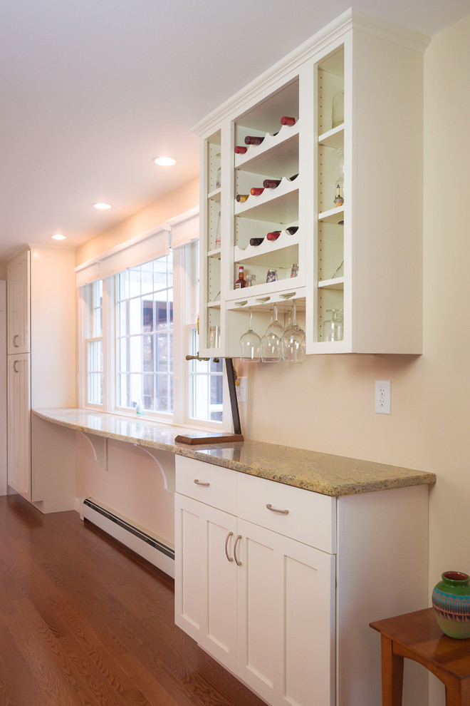 Transitional kitchen photo in Boston