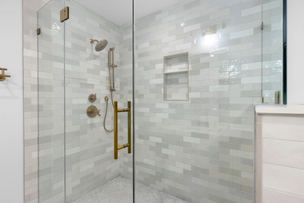 Walk-In Shower Detail | Gut Remodel Haworth NJ