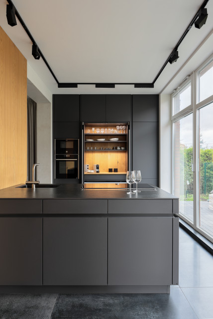 Загородный дом в современном стиле, 300м2 modern-kueche