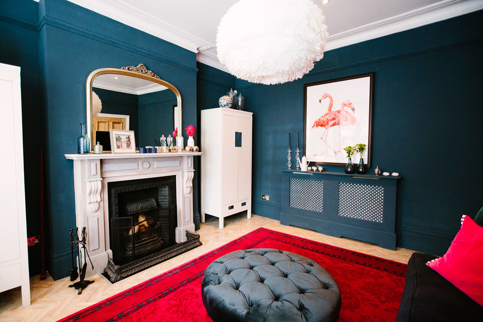 Design ideas for an eclectic living room in London.