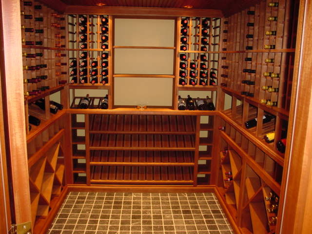 Photo of a traditional wine cellar in Boston.