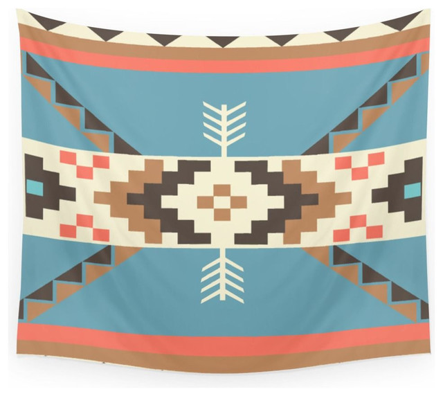 Aztec Wall Hanging Tapestry - Small: 51  x 60