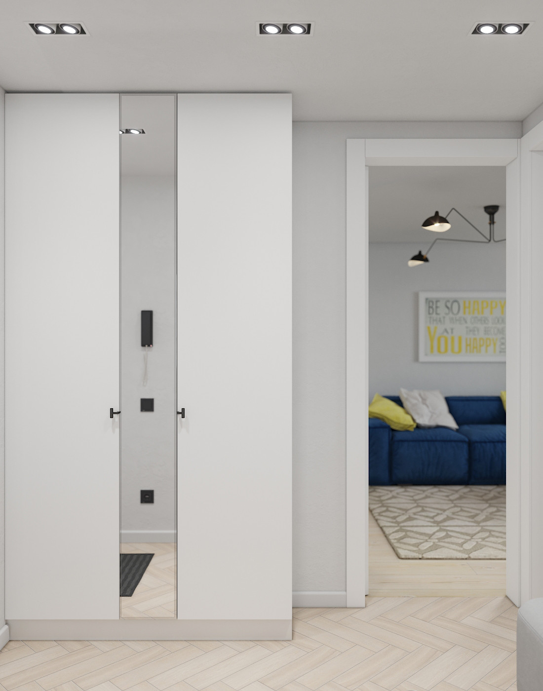 Однокомнатная квартира "Синий диван"