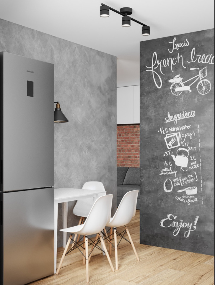 Лофт в однушке 30 кв.м. в Новосибирске