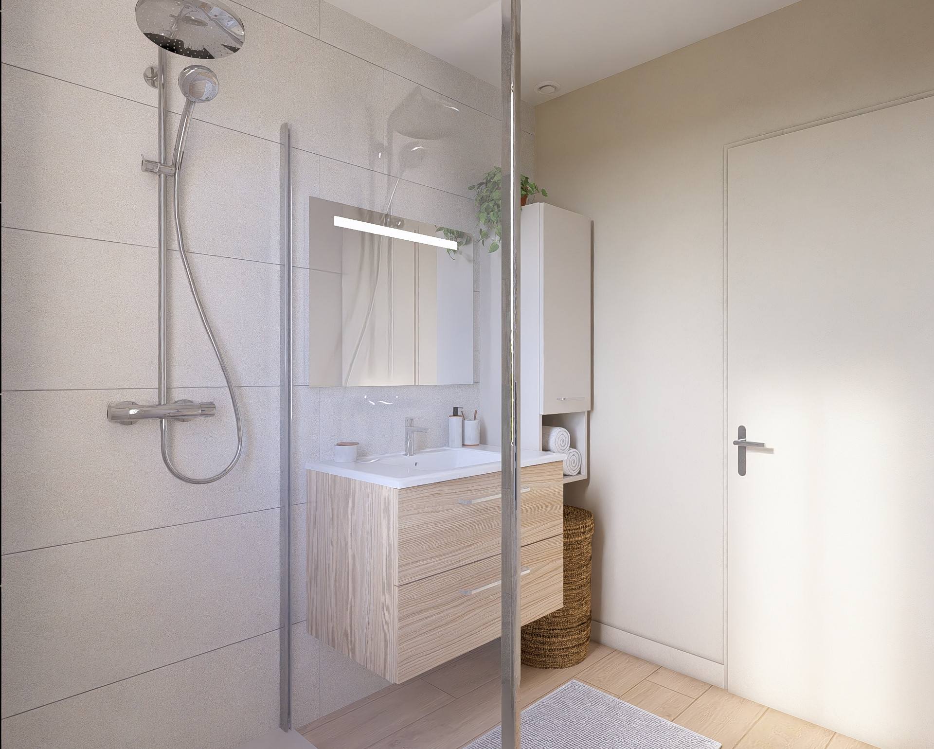 Salle d'eau 4m² - Bouguenais