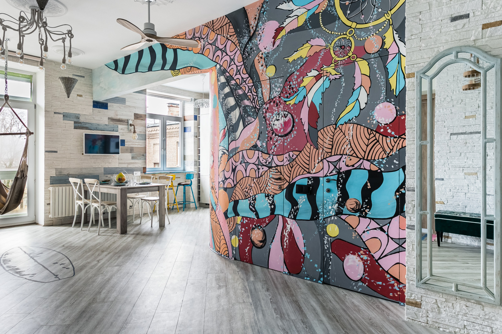 Необычная квартира в стиле Бохо Шик