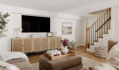 Office Addition and Remodeled Basement for Work and Play