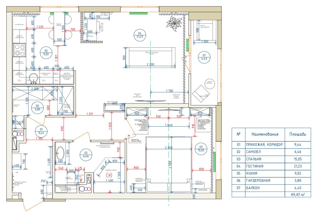 Квартира 72квм.