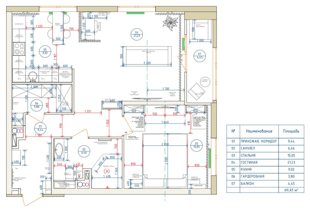 Квартира 72квм.